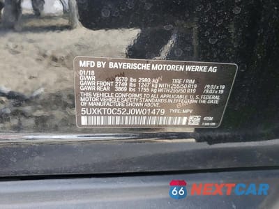 Zdjęcie 13 z 13 samochodu: 2018 BMW X5 XDR40E VIN:5UXKT0C52J0W01479 - miniatura