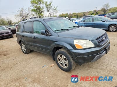 Czwarte zdjęcie samochodu z boku: 2003 HONDA PILOT EXL VIN:2HKYF18623H592184 - miniatura