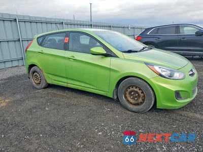 Czwarte zdjęcie samochodu z boku: 2013 HYUNDAI ACCENT GS VIN:KMHCT5AE3DU080710 - miniatura