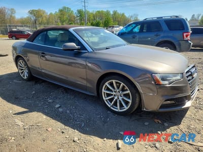 Czwarte zdjęcie samochodu z boku: 2015 AUDI A5 PREMIUM PLUS VIN:WAUMFAFH8FN010044 - miniatura