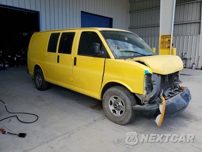 Czwarte zdjęcie samochodu z boku: 2006 CHEVROLET EXPRESS G1500 DELIVERY VAN VIN:1GCFG15T261154453 - miniatura