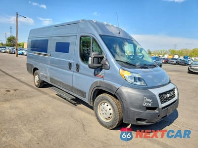 Czwarte zdjęcie samochodu z boku: 2020 RAM PROMASTER 3500 DELIVERY VAN VIN:3C6URVJG3LE129126 - miniatura