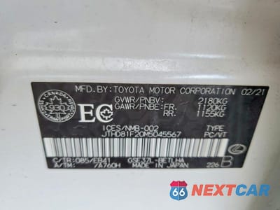 Zdjęcie 13 z 13 samochodu: 2021 LEXUS IS 300 BASE VIN:JTHD81F20M5045567 - miniatura