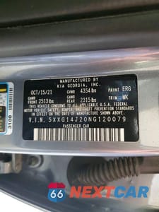 Zdjęcie 13 z 13 samochodu: 2022 KIA K5 LXS VIN:5XXG14J20NG120079 - miniatura