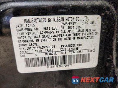 Zdjęcie 12 z 12 samochodu: 2016 INFINITI Q70L 3.7 VIN:JN1BY1PR4GM720175 - miniatura