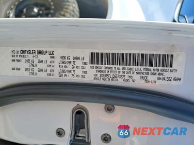 Zdjęcie 12 z 12 samochodu: 2013 RAM 2500 LARAMIE VIN:3C6UR5FL1DG573276 - miniatura