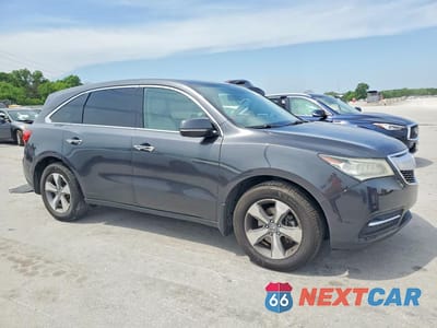Czwarte zdjęcie samochodu z boku: 2016 ACURA MDX VIN:5FRYD4H29GB037238 - miniatura