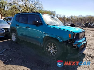 Czwarte zdjęcie samochodu z boku: 2020 JEEP RENEGADE SPORT VIN:ZACNJBAB7LPL54835 - miniatura