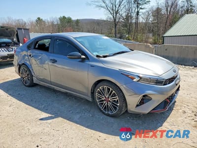 Czwarte zdjęcie samochodu z boku: 2022 KIA FORTE GT VIN:3KPF44AC6NE473222 - miniatura