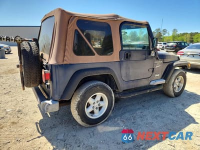 Trzecie zdjęcie samochodu z tyłu: 2000 JEEP WRANGLER / TJ SPORT VIN:1J4FA49SXYP751820 - miniatura