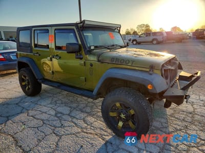 Czwarte zdjęcie samochodu z boku: 2010 JEEP WRANGLER UNLIMITED SPORT VIN:1J4BA3H13AL202040 - miniatura