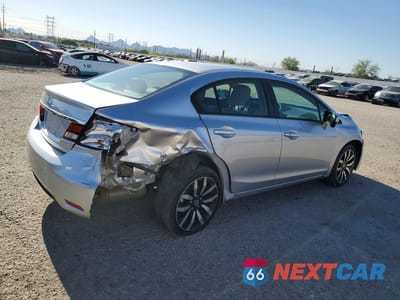 Trzecie zdjęcie samochodu z tyłu: 2014 HONDA CIVIC EXL VIN:19XFB2F90EE045718 - miniatura
