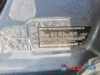 Zdjęcie 13 z 13 samochodu: 2021 BMW X1 SDRIVE28I VIN:WBXJG7C02M5T37799 - miniatura