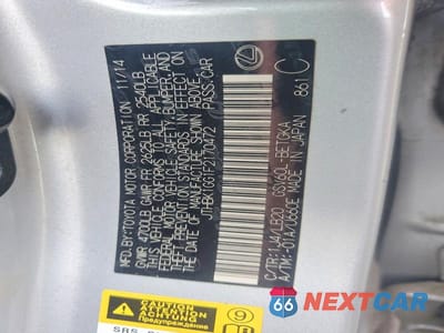 Zdjęcie 12 z 12 samochodu: 2015 LEXUS ES 350 BASE VIN:JTHBK1GG1F2170472 - miniatura