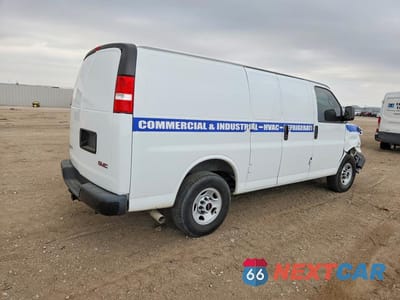 Trzecie zdjęcie samochodu z tyłu: 2022 GMC SAVANA G2500 UTILITY / SERVICE VAN VIN:1GTW7AFP3N1145308 - miniatura