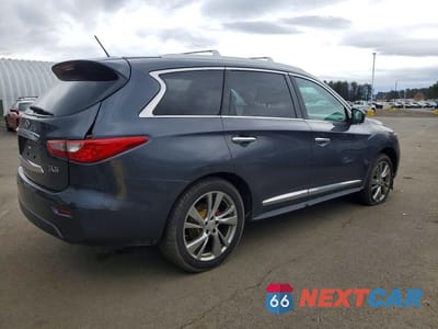Trzecie zdjęcie samochodu z tyłu: 2013 INFINITI JX35 BASE VIN:5N1AL0MM1DC317262 - miniatura