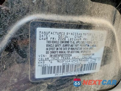 Zdjęcie 13 z 13 samochodu: 2016 NISSAN SENTRA SL VIN:3N1AB7AP9GY233204 - miniatura