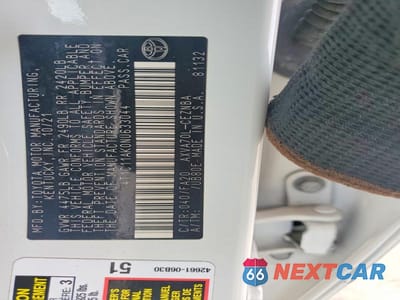 Zdjęcie 12 z 12 samochodu: 2022 TOYOTA CAMRY LE VIN:4T1C11AK0NU633044 - miniatura