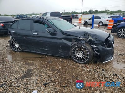 Czwarte zdjęcie samochodu z boku: 2018 MERCEDES-BENZ C 43 4MATIC AMG VIN:55SWF6EB4JU257041 - miniatura