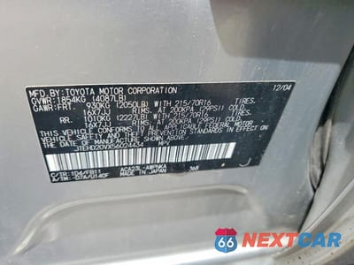 Zdjęcie 13 z 13 samochodu: 2005 TOYOTA RAV4 BASE VIN:JTEHD20VX56024434 - miniatura