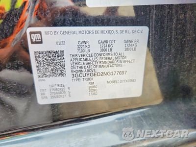 Zdjęcie 13 z 13 samochodu: 2022 CHEVROLET SILVERADO LTD K1500 LTZ VIN:3GCUYGED2NG177697 - miniatura