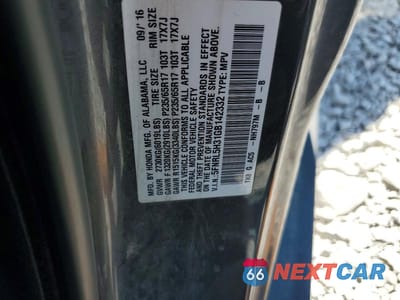Zdjęcie 13 z 13 samochodu: 2016 HONDA ODYSSEY SE VIN:5FNRL5H31GB142332 - miniatura