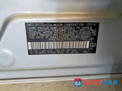 Zdjęcie 12 z 12 samochodu: 2014 LEXUS GS 350 VIN:JTHCE1BL2E5028290 - miniatura