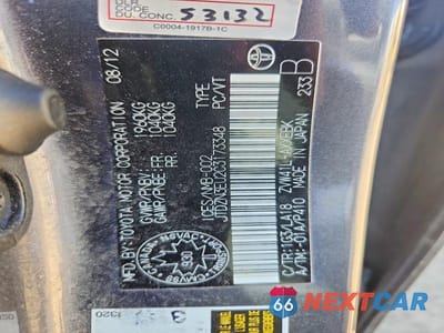 Zdjęcie 12 z 12 samochodu: 2012 TOYOTA PRIUS V TWO VIN:JTDZN3EU2C3173348 - miniatura