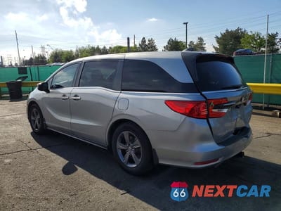 Drugie zdjęcie samochodu z przodu: 2021 HONDA ODYSSEY EX VIN:5FNRL6H55MB006577 - miniatura