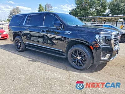 Czwarte zdjęcie samochodu z boku: 2023 GMC YUKON XL K1500 SLT VIN:1GKS2GKDXPR180058 - miniatura