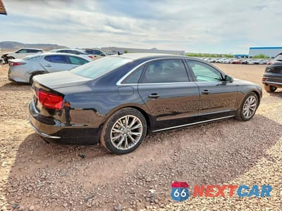 Trzecie zdjęcie samochodu z tyłu: 2014 AUDI A8 L QUATTRO VIN:WAURGAFD4EN004594 - miniatura