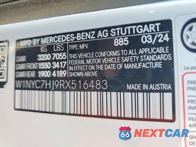 Zdjęcie 12 z 12 samochodu: 2024 MERCEDES-BENZ G 63 AMG VIN:W1NYC7HJ9RX516483 - miniatura