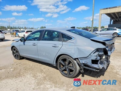 Drugie zdjęcie samochodu z przodu: 2023 HONDA ACCORD HYBRID SPORT VIN:1HGCY2F53PA000830 - miniatura
