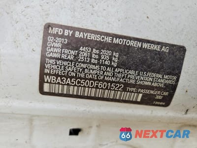 Zdjęcie 12 z 12 samochodu: 2013 BMW 328 I VIN:WBA3A5C50DF601522 - miniatura