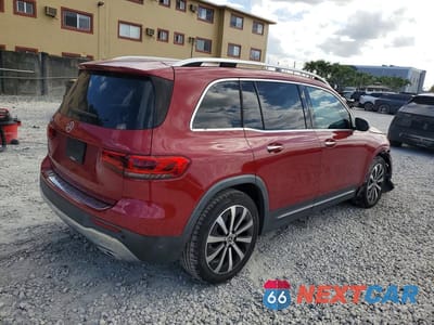 Trzecie zdjęcie samochodu z tyłu: 2023 MERCEDES-BENZ GLB 250 VIN:W1N4M4GB5PW276078 - miniatura
