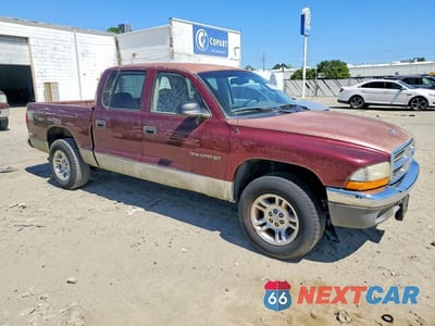 Czwarte zdjęcie samochodu z boku: 2001 DODGE DAKOTA QUAD VIN:1B7GL2AX71S173176 - miniatura