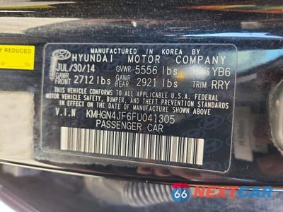 Zdjęcie 13 z 13 samochodu: 2015 HYUNDAI GENESIS 5.0L VIN:KMHGN4JF6FU041305 - miniatura