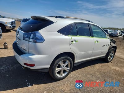 Trzecie zdjęcie samochodu z tyłu: 2008 LEXUS RX 400H VIN:JTJGW31U182850457 - miniatura