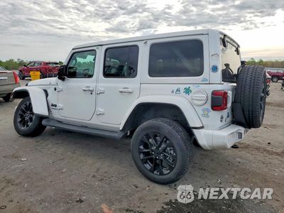 Drugie zdjęcie samochodu z przodu: 2022 JEEP WRANGLER UNLIMITED SAHARA VIN:1C4HJXEN4NW151148 - miniatura