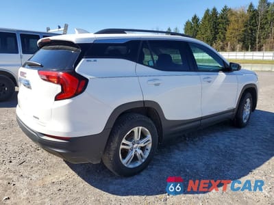 Trzecie zdjęcie samochodu z tyłu: 2018 GMC TERRAIN SLE VIN:3GKALUEU0JL194570 - miniatura