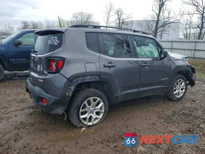 Trzecie zdjęcie samochodu z tyłu: 2018 JEEP RENEGADE LATITUDE VIN:ZACCJBBB8JPG97613 - miniatura