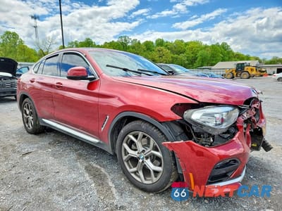 Czwarte zdjęcie samochodu z boku: 2021 BMW X4 XDRIVE30I VIN:5UX2V1C0XM9E58336 - miniatura