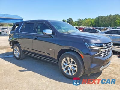 Czwarte zdjęcie samochodu z boku: 2023 CHEVROLET TAHOE C1500 PREMIER VIN:1GNSCSKD7PR116546 - miniatura