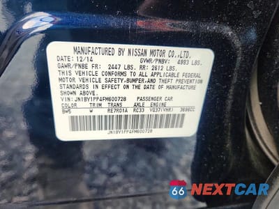 Zdjęcie 12 z 12 samochodu: 2015 INFINITI Q70L 3.7 VIN:JN1BY1PP4FM600728 - miniatura