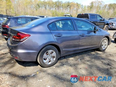 Trzecie zdjęcie samochodu z tyłu: 2015 HONDA CIVIC LX VIN:19XFB2F51FE029798 - miniatura