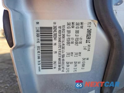 Zdjęcie 13 z 13 samochodu: 2008 CHRYSLER PACIFICA LX VIN:2A8GM48L78R659440 - miniatura