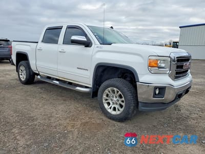Czwarte zdjęcie samochodu z boku: 2014 GMC SIERRA K1500 SLE VIN:3GTU2UEC8EG508757 - miniatura
