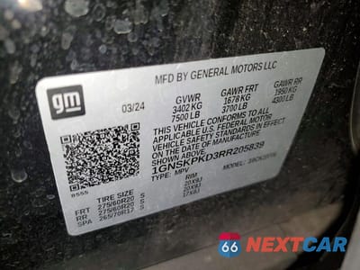 Zdjęcie 13 z 13 samochodu: 2024 CHEVROLET TAHOE K1500 Z71 VIN:1GNSKPKD3RR205839 - miniatura