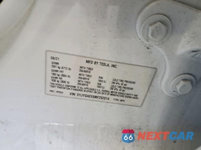 Zdjęcie 12 z 12 samochodu: 2021 TESLA MODEL Y VIN:5YJYGAEE8MF252014 - miniatura