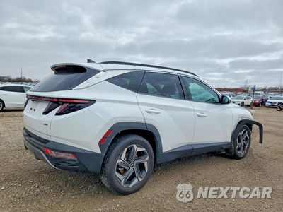 Trzecie zdjęcie samochodu z tyłu: 2022 HYUNDAI TUCSON LIMITED VIN:5NMJECAE2NH066591 - miniatura